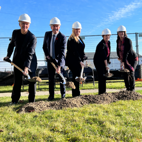 Breaking ground on the Innovation Hub